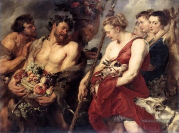  Chasse Tableaux - diana revenant de la chasse Peter Paul Rubens